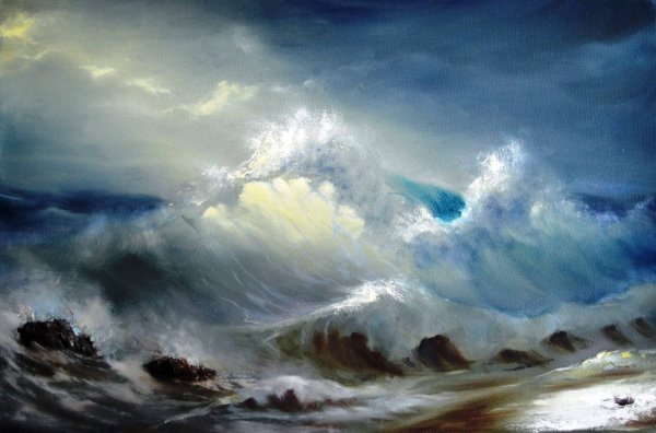 Художник Амбурский Крым