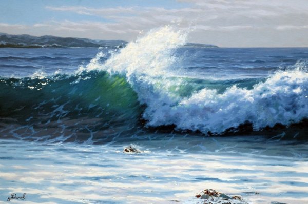 Художник маринист Максим Ильин