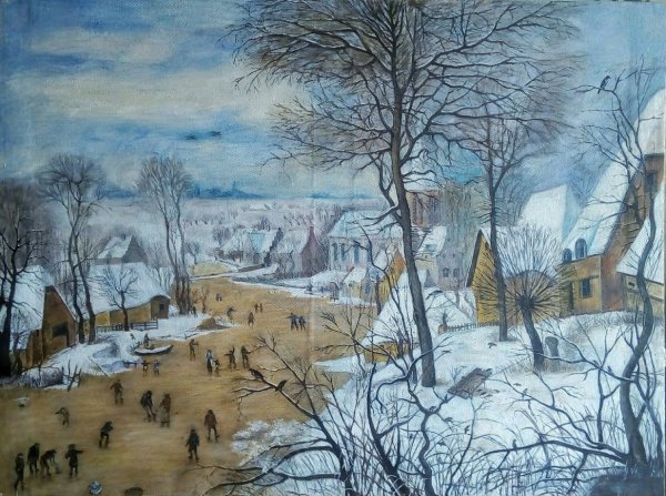 Питер брейгель зимний пейзаж