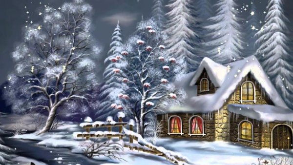 Dennis lewan Рождество картины