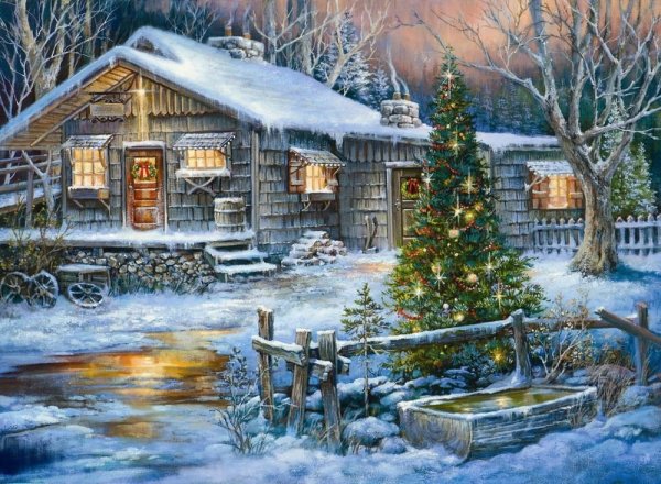 Mark Keathley зима картины