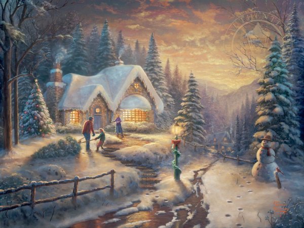 Картины Nicky Boehme Рождественские