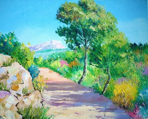 Картины оливковой Рощи Марк Жаньячик