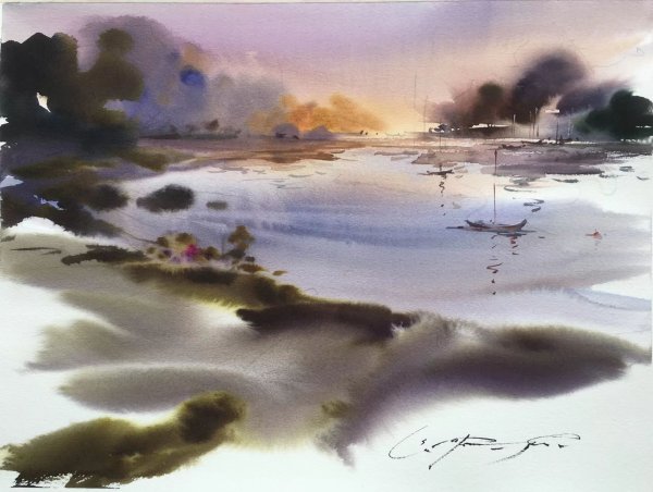 Пейзаж по сырому