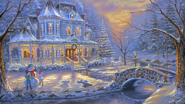 Художник Nicky Boehme новый год