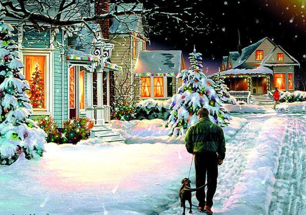 Джим Митчелл картина Рождество