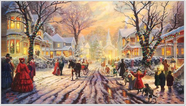 Mark Keathley зима картины