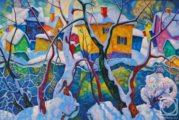 Декоративная живопись пейзаж