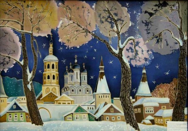 Художник Болотов Александр зимние пейзажи