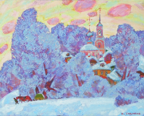 Художник Александр Щепалин зима