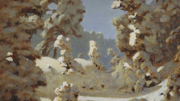 Солнечные пятна на инее. 1876-1890. Куинджи