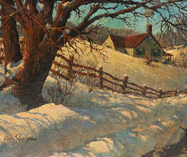 Куинджи зима картина