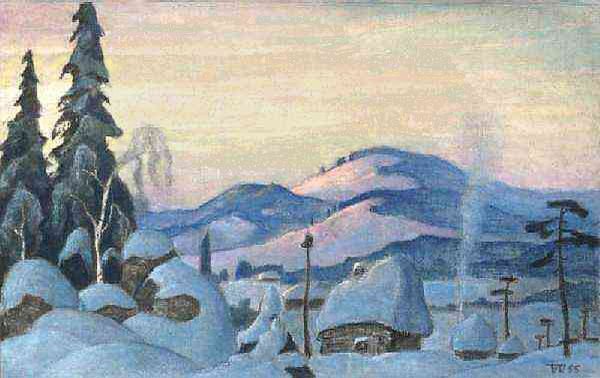 Борис Алексеевич Смирнов Русецкий зима