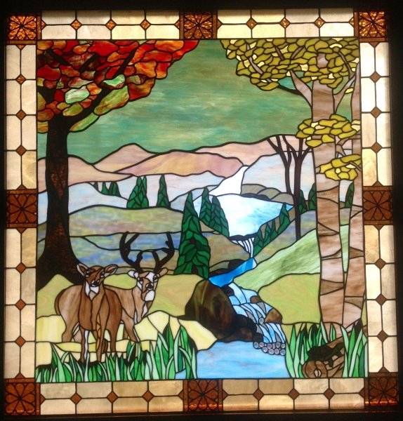 Пейзажные витражи