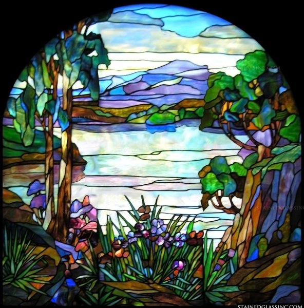 Пейзажные витражи