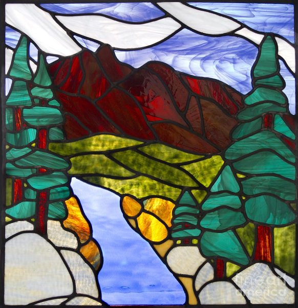Витраж горы