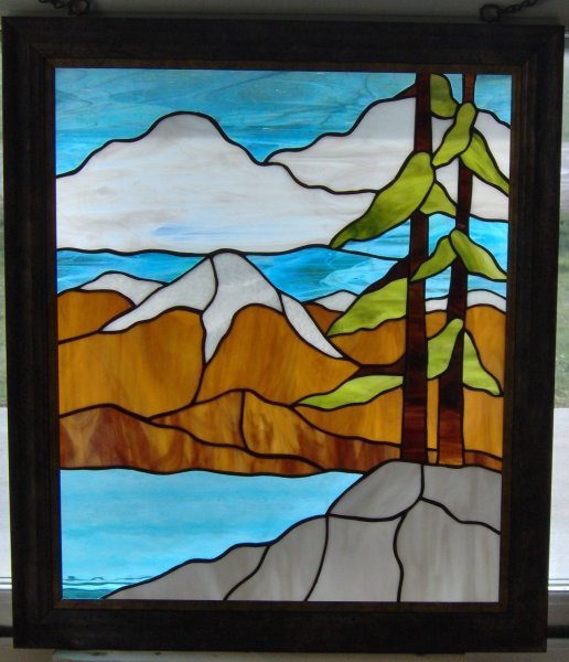 Пейзажные витражи