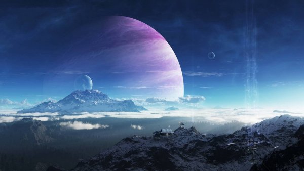Фантастические пейзажи других планет