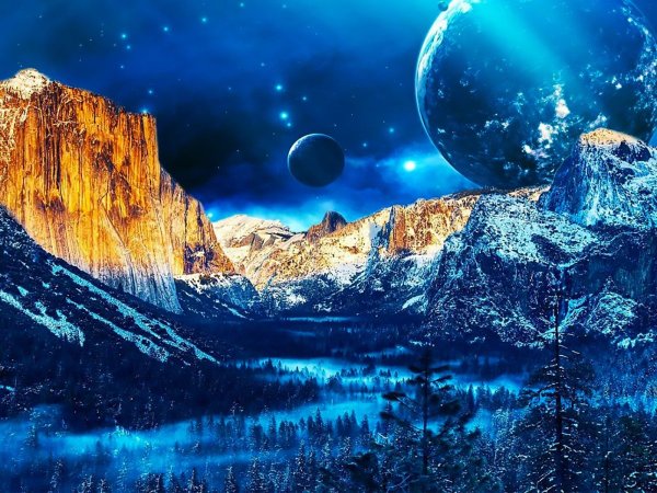 Фантастические пейзажи