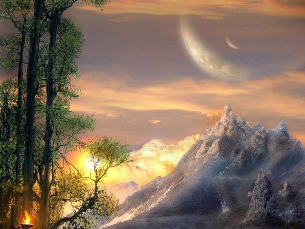 Фэнтези пейзажи