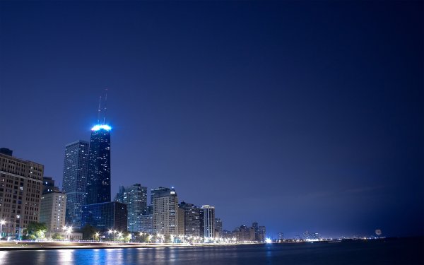 Ночные небоскребы