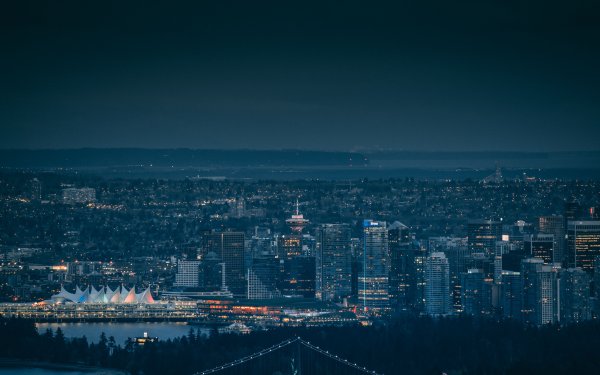 Ванкувер ночью