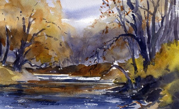 Пейзаж с архитектурой