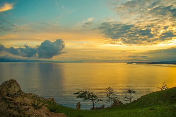 Закат Байкал Максимиха