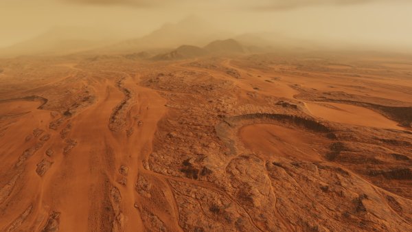 Ландшафт Марса