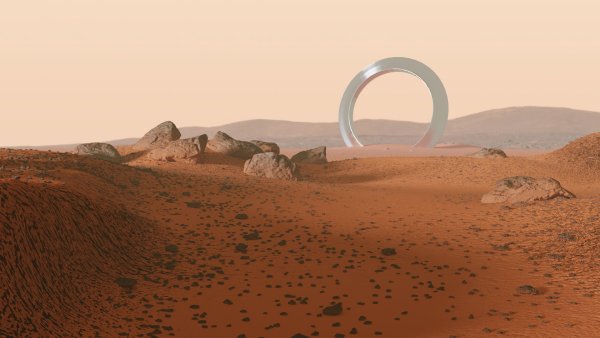 Пейзажи Марса с марсохода