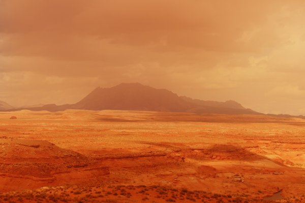 Марсианский ландшафт
