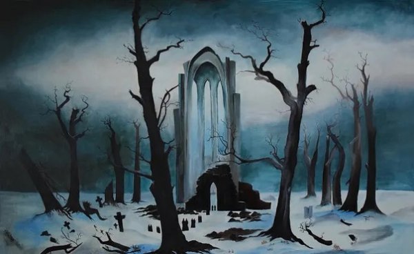 Каспар Давид Фридрих Кладбищенские ворота