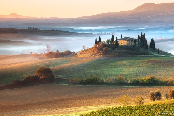 Тоскана Италия горы