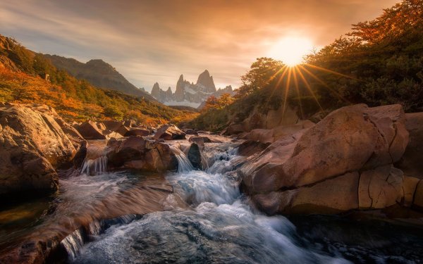 Природа Кахети горы водопад