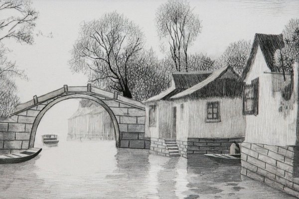 Пейзаж в графике