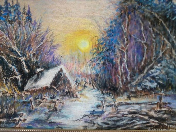 Пейзажи Сибири рисунки