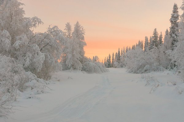 Север зимой