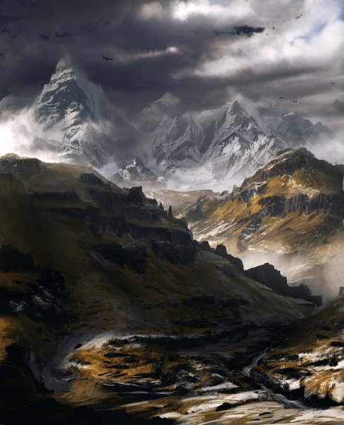 Горы Средиземья Толкин