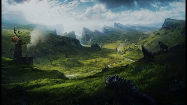 Пейзажи Средиземья Толкиена