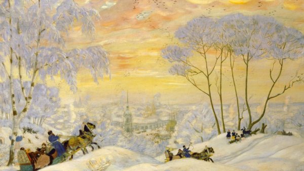 Борис Кустодиев Масленица 1916