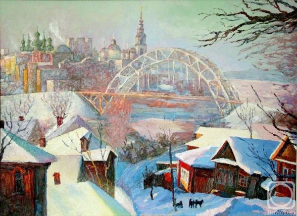 Кустодиев Крещенское водосвятие