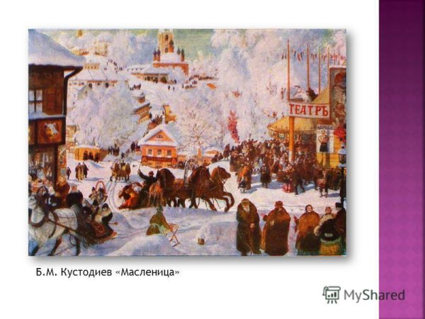 Кустодиев Масленица 1919