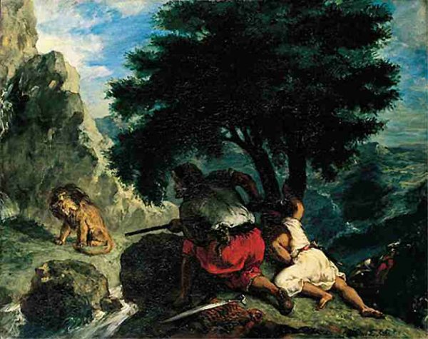 Мертвая лошадь Гюстав Курбе