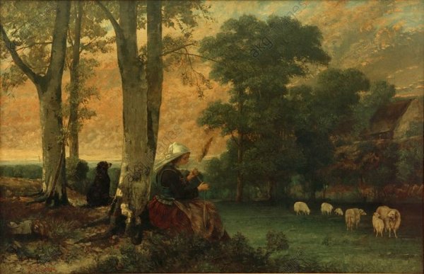 Жорж Мишель. Гроза. 1820-Е гг. Страсбург, музей изящных искусств.