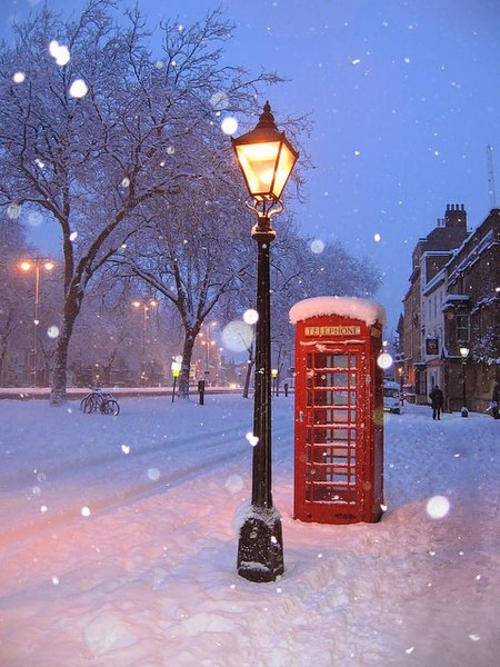 Лондон зимой