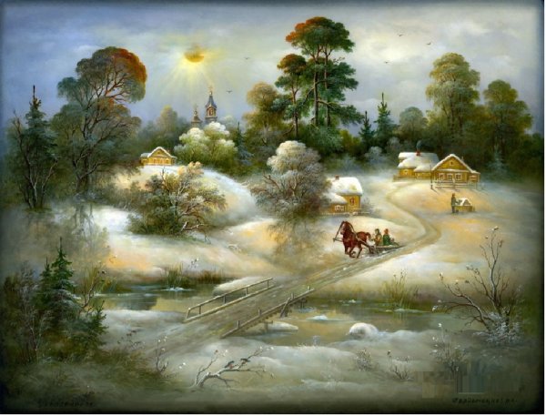 Федоскинская лаковая живопись