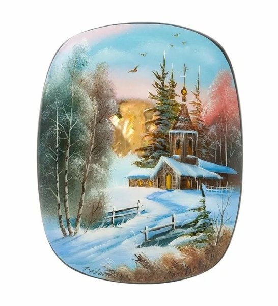 Лаковая миниатюра, село Федоскино