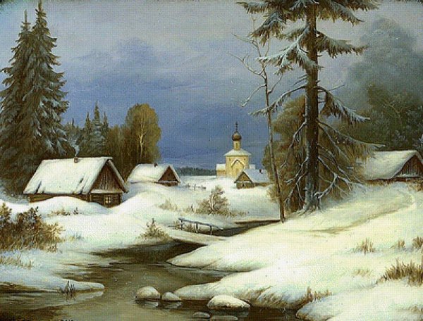 Федоскино Симонов зимние пейзажи