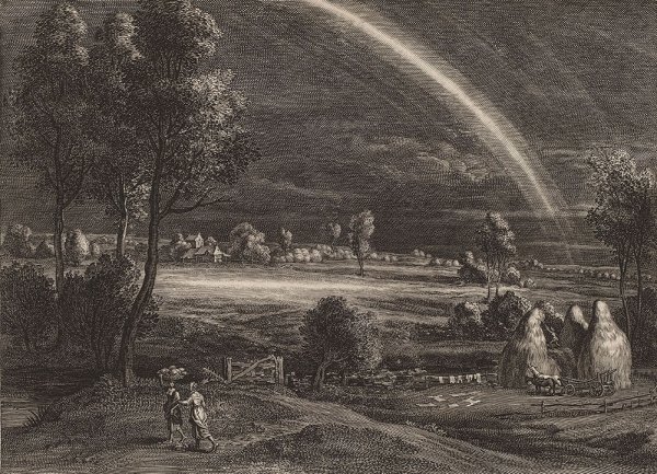 Питер Пауль Рубенс пейзаж с радугой