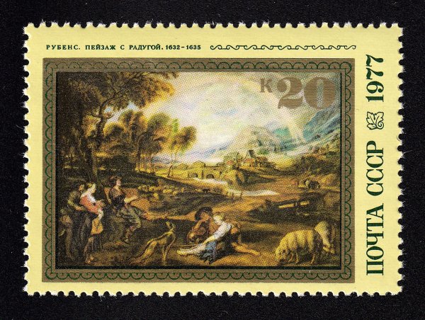 Питер Пауль Ру́бенс. «Пейзаж с радугой». 1630—1635